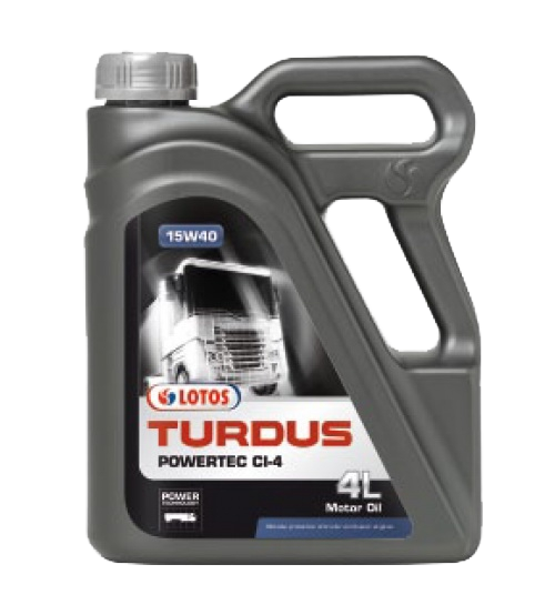 Моторное масло Lotos Turdus Powertec CI-4/SL 15W-40, 4л